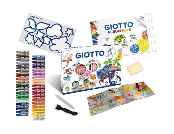 Set di 82 pz Pastelli Colori Ad Olio per Pittura Artistica Giotto Fila art lab
