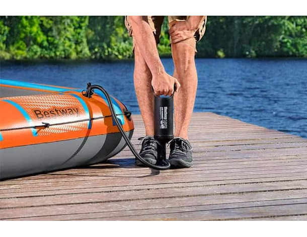 Canotto gommone mare Kondor 3000 con remi e pompa Bestway gonfiabile 246x122m...