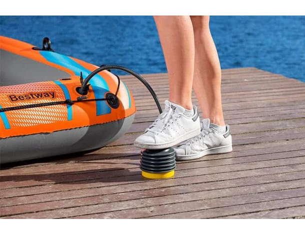 Canotto gonfiabile Kondor 2000 Elite gommone con remi pompa Bestway 196x106cm...