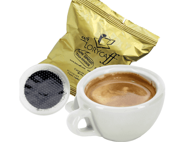 50 Capsule compatibili Bialetti Caffè Lorycaff miscela Espresso Bar Classico