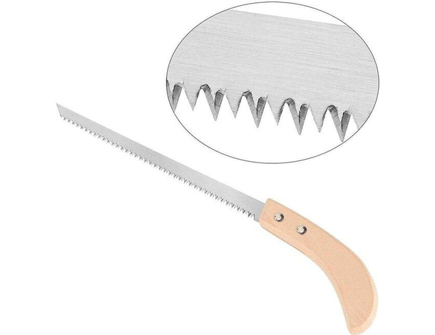 Seghetto Sega per Potatura Taglia Rami di Legno Legna a Mano Manuale Lama 22...