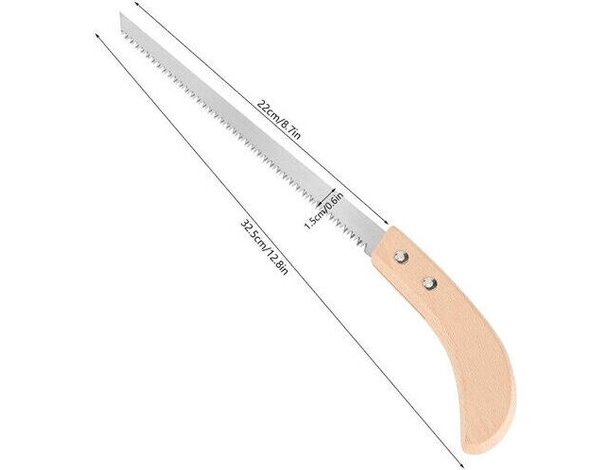 Seghetto Sega per Potatura Taglia Rami di Legno Legna a Mano Manuale Lama 22...