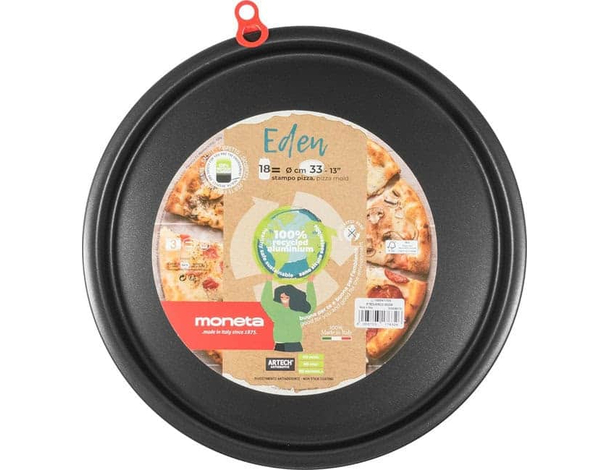 Moneta Teglia Stampo per Pizza in Alluminio antiaderente Diametro 33 cm da...