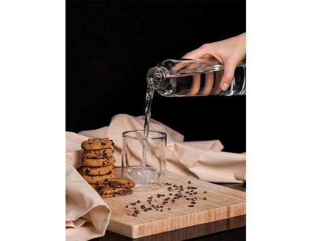 2x Bottiglia Borraccia in Vetro 300ml senza BPA Tappo palestra acqua sport 5