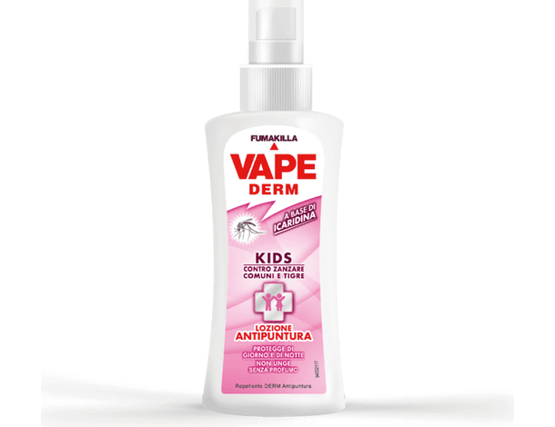 Spray Lozione Antipuntura per Bambini Repellente Zanzare Tigre Insetti 100ml