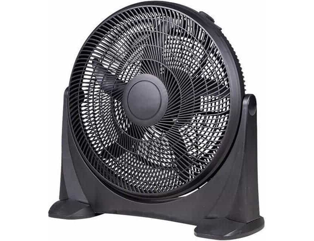 Ventilatore da Tavolo 90W Pale 51 cm 3 Velocità Inclinazione Regolabile Nero