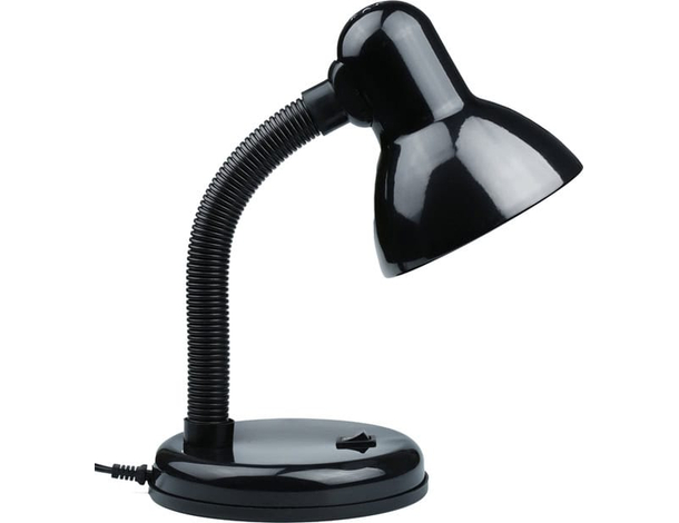 Lampada da tavolo scrivania in metallo E27 braccio pieghevole colori...