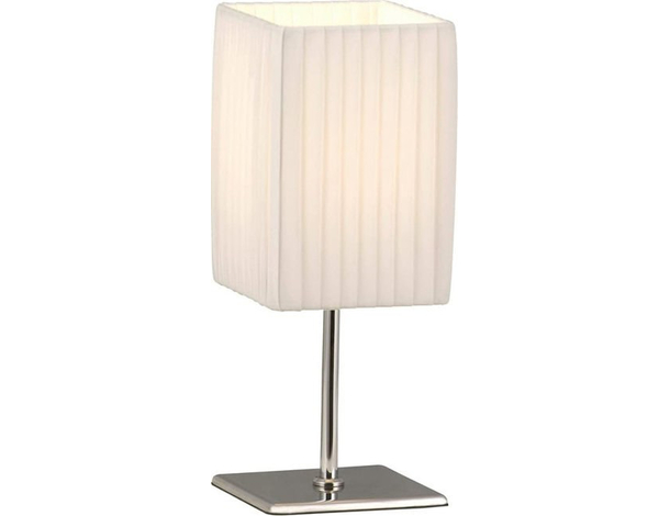 Lampada abatjour da tavolo con paralume tessuto comodino scrivania E27 40W 2