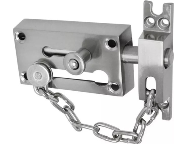 Catenaccio a cannone lucchetto per porta chiavistello chiusura con catenella...