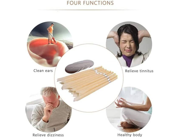 24x Coni per l'igiene efficace e sicura dell'orecchio pulizia cerume cera...