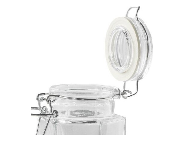 24 Barattoli in vetro per conserve vasetti 90ml con chiusura ermetica...