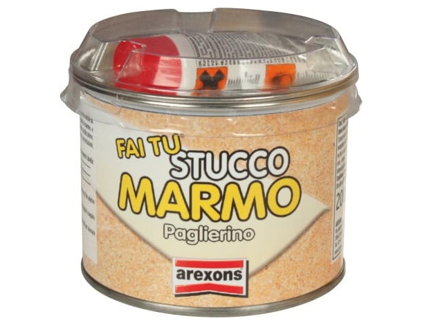 Stucco mastice per marmo paglierino verticale riparazione pietra Arexons 200gr