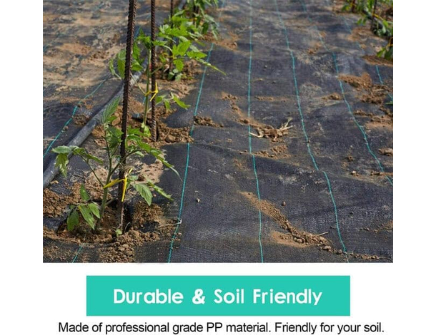 Telo pacciamatura nero antiradice antialga per erbacce orto agritela 1x100 mt...