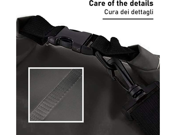 Borsa Zaino Impermeabile tracolla Dry Bag Mare Sacca Waterproof Barca...