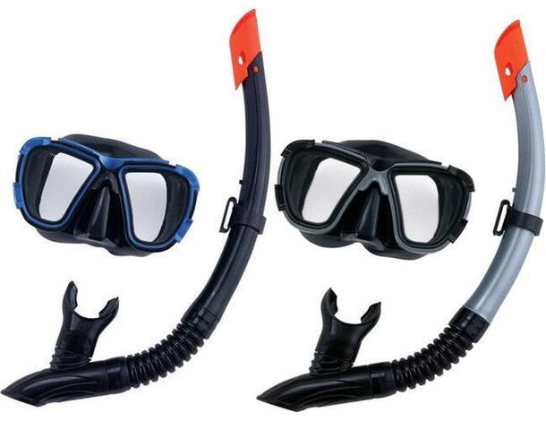 Set Maschera e Boccaglio da Sub Antiappannamento per Snorkeling Bestway 14+