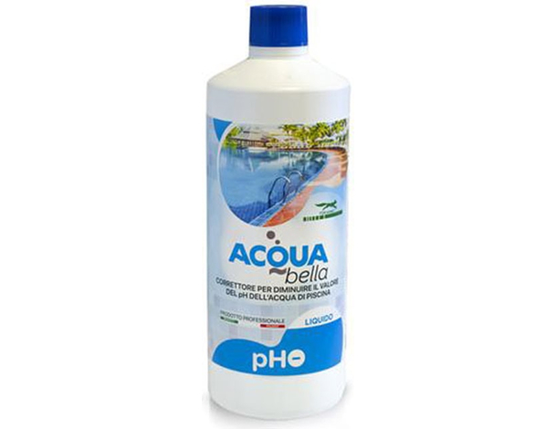 Riduttore PH meno correttore abbattitore di Ph liquido per acqua piscina 1lt
