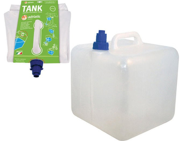 Tanica Campeggio Pieghevole 18LT Acqua Liquidi Richiudibile Con Rubinetto idea