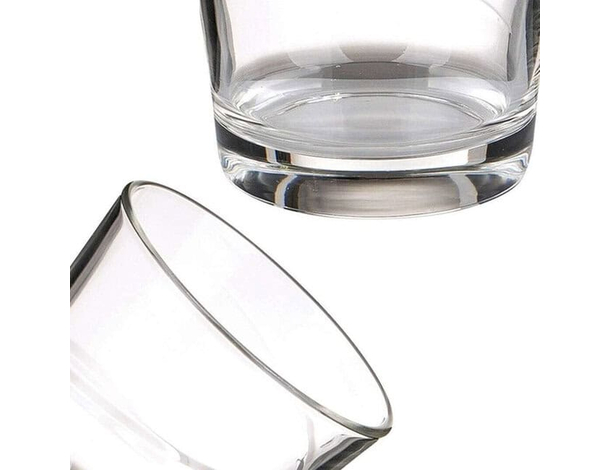 Set 12 Bicchieri in vetro trasparente acqua vino 27CL casa ristorante bar...