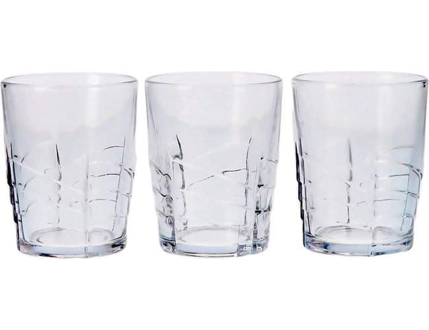 Set 12 Bicchieri in vetro trasparente acqua vino 27CL casa ristorante bar...