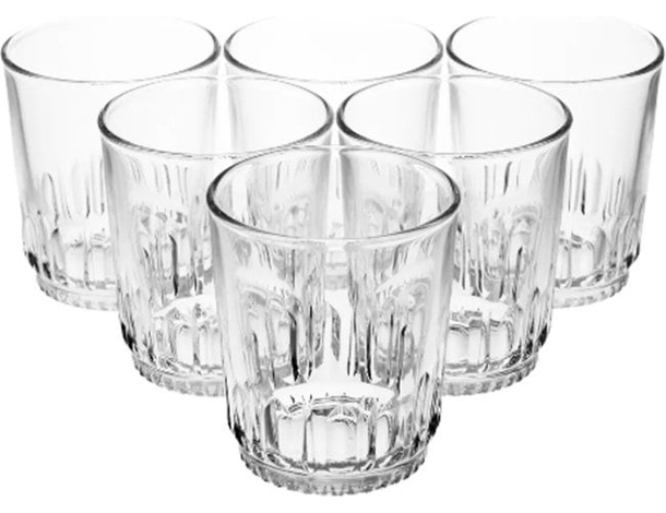Set 6 Bicchieri da amaro liquore 160ml bicchiere da tavola in vetro trasparente