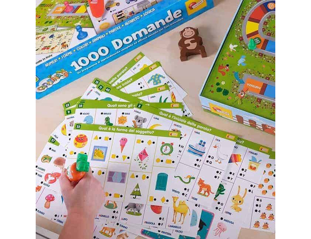 Lisciani Giochi Carotina Penna Parlante 1000 Domande bimbi 3/6 anni educativo...