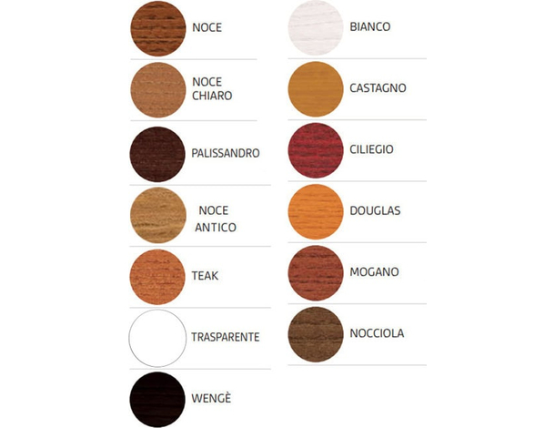 Impregnante legno esterni 750ml cerato professionale protettivo vari colori...