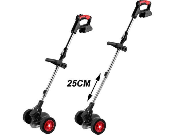 Decespugliatore elettrico 2 Batteria erba Tagliaerba tagliabordi 1500W +...