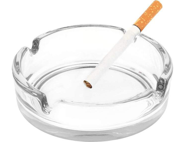 6x Posacenere In Vetro Da Esterno Casa Ufficio Camera Fumatori Ristorante Bar...