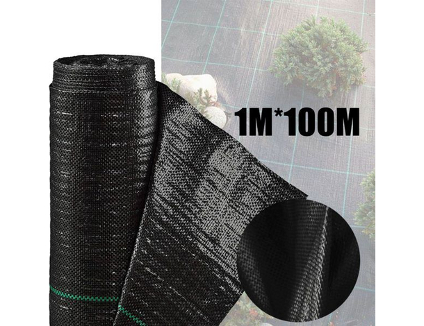 Telo pacciamatura nero antiradice antialga per erbacce orto agritela 1x100 mt...