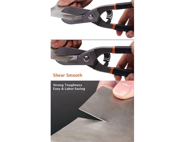 Cesoie per Lamiera Forbici da Lattoniere Professionale Taglio dritto 300 mm...