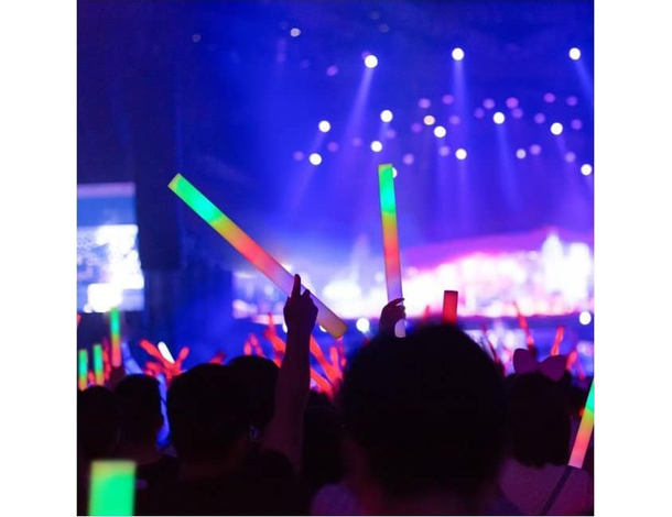 10 Bastone luminoso a LED per feste accessori discoteca in schiuma per...