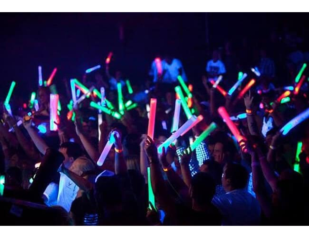 10 Bastone luminoso a LED per feste accessori discoteca in schiuma per...