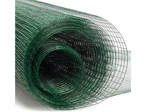 Rete Metallica per Recinzioni giardino Plastificata Rigida rotolo da 1x10 m...