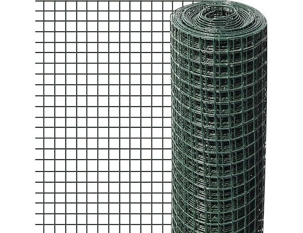 Rete Metallica per Recinzioni giardino Plastificata Rigida rotolo da 1x10 m...