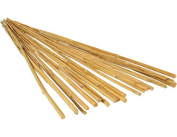 50 Canne di Bamboo per orto 120 cm Bambù tutori sostegno per piante D.8/10 MM