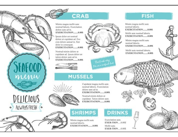 Set 12 Tovagliette americane plastica antimacchia PP colazione 35x45cm...