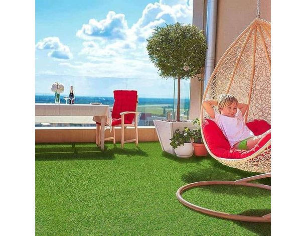 Prato sintetico 10mm Finta erba sintetica esterno giardino tappeto rotolo...