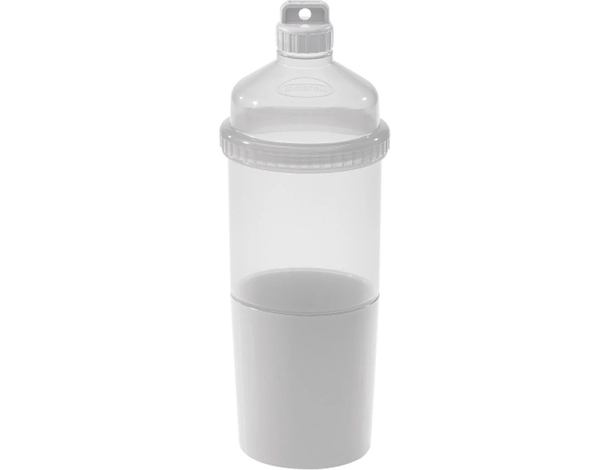 Bottiglia Borraccia in plastica 750ml con bicchiere senza BPA palestra sport...