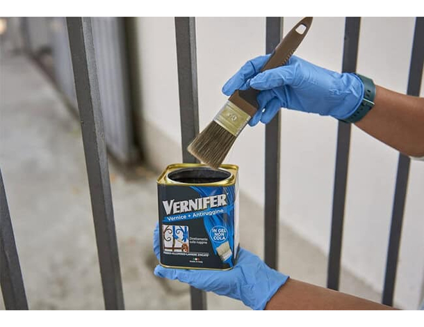 Vernice Gel 2 litri con antiruggine pittura smalto VERNIFER AREXONS colori...