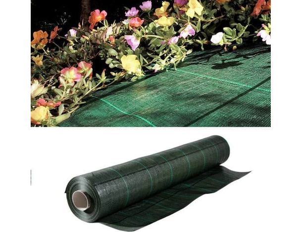 Telo pacciamatura verde antiradice antialga per erbacce orto agritela 1x100 mt