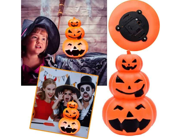 Zucca decorativa con Illuminazione a LED Di Halloween per Ingresso Di Casa 3