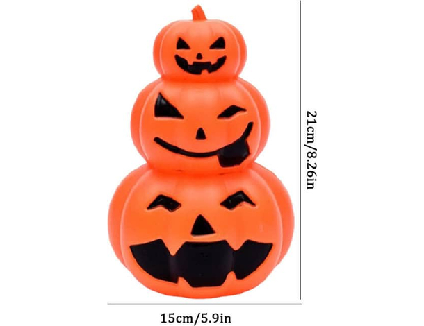 Zucca decorativa con Illuminazione a LED Di Halloween per Ingresso Di Casa 2