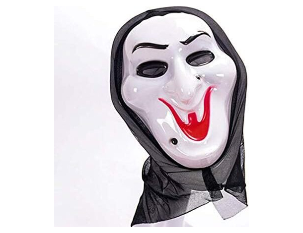 Maschera carnevale Halloween horror feste fantasma Spaventosa no cappuccio 2
