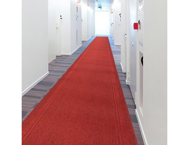 Moquette Passatoia in polipropilene 67cm x 25m spess. 8mm per eventi rossa 4