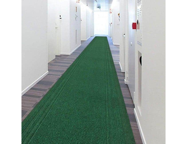 Moquette Passatoia in polipropilene 67cm x 25m spess. 8mm per eventi verde 7