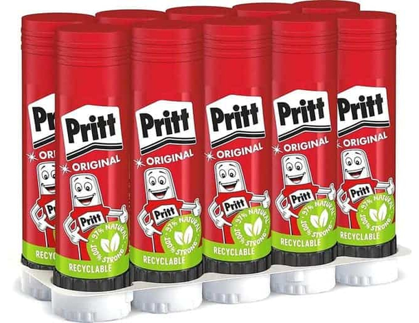 10x Colla Stick Sicura Naturale e Affidabile, 10 stick da 43g per Bambini...