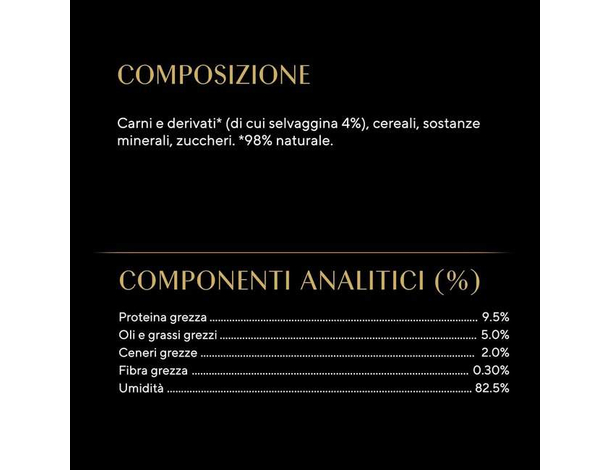 Sheba Classics Patè Selvaggina Cibo Umido Completo Gatti Adulti 22 Vaschette...