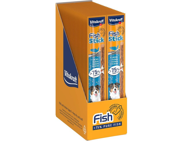 Fish Stick per cani bastoncini al pesce senza zuccheri con omega-6 salmone o...