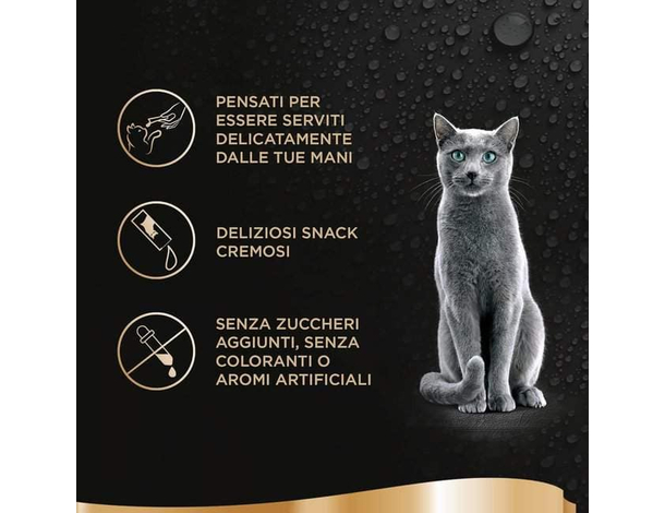 Sheba Creamy Snacks con Pollo Stick Cremosi per Gatti 11 pacchi da 4 snack...