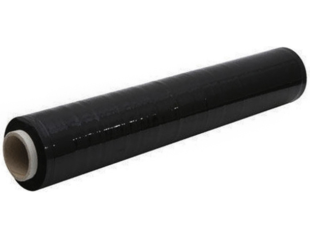 Film estensibile manuale nero 6 rotoli pellicola pallet per imballaggio 2kg...